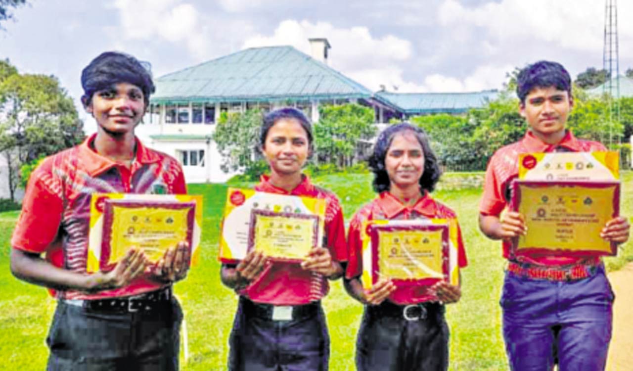 Akhila, Amulya of TSWREIS hog limelight at South-Zone Golf Championship