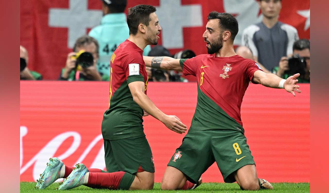 Surprise package Ramos notches hat-trick as Portugal rout Switzerland 6-1, reach quarters