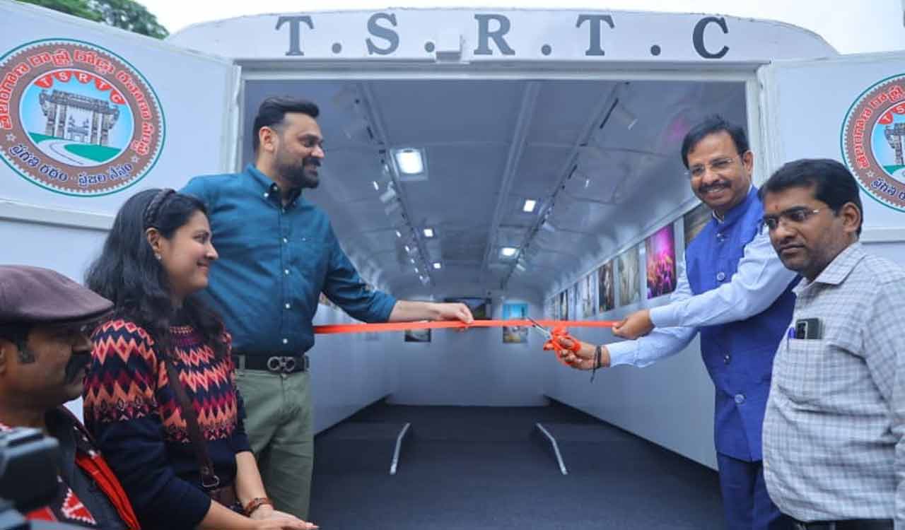 TSRTC becomes first transport department to promote art on wheels