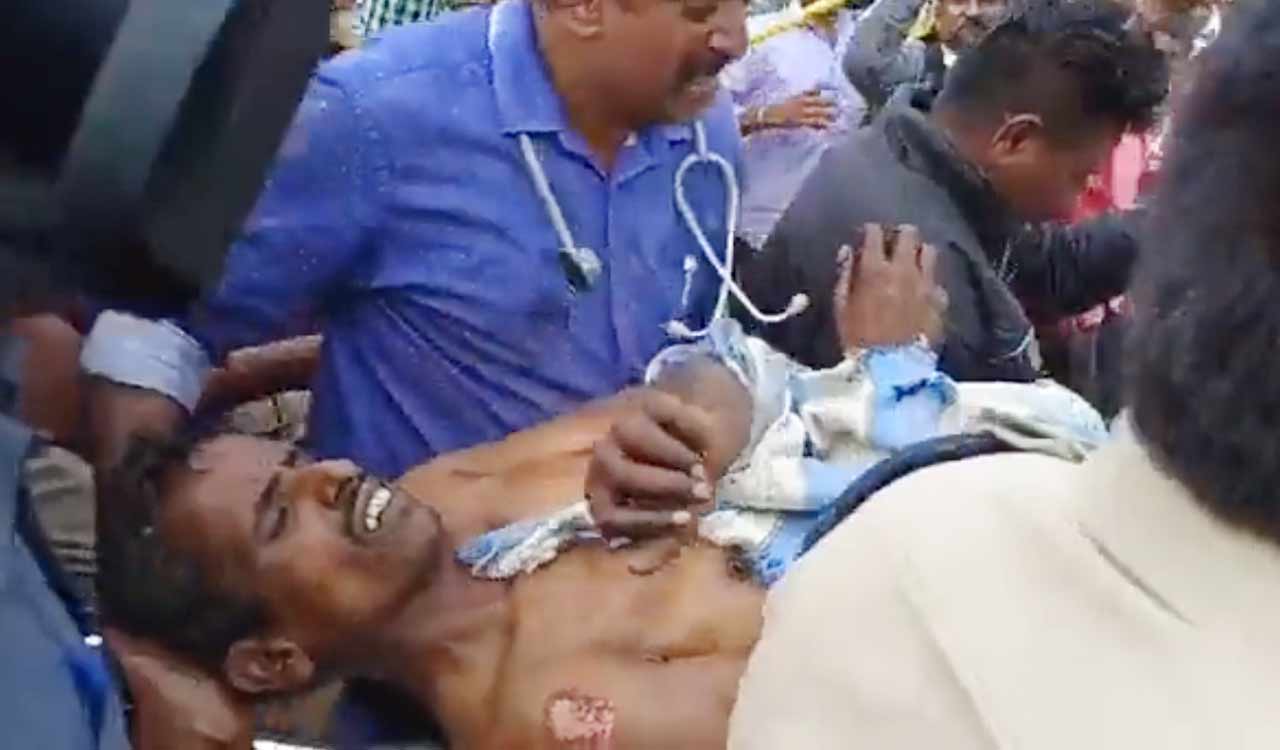 Telangana: Man stuck between rocks rescued after 43 hours