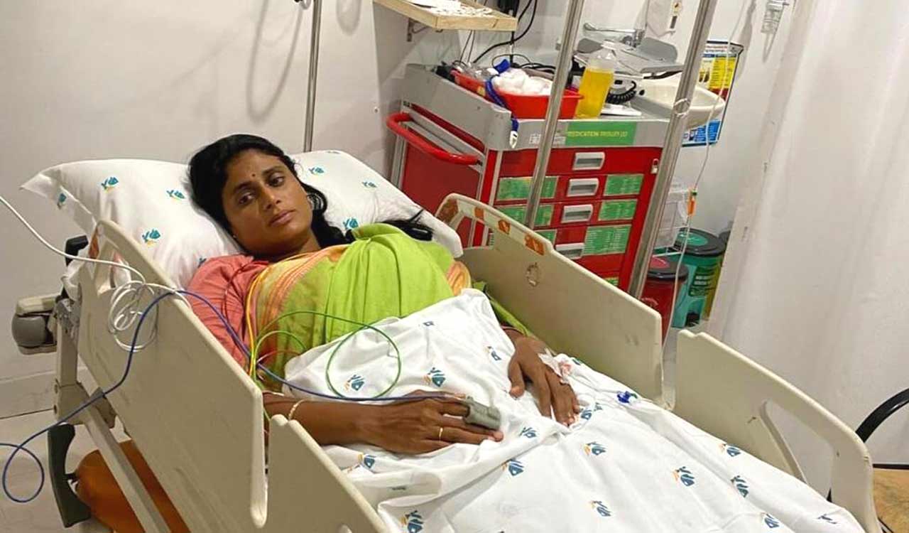 Telangana: On hunger strike, YSRTP chief YS Sharmila shifted to hospital