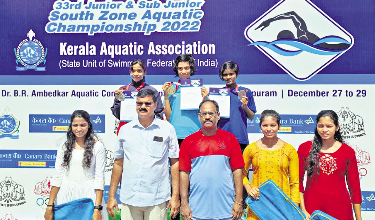Double delight for Shivani at Junior South-Zone Aquatic Championship