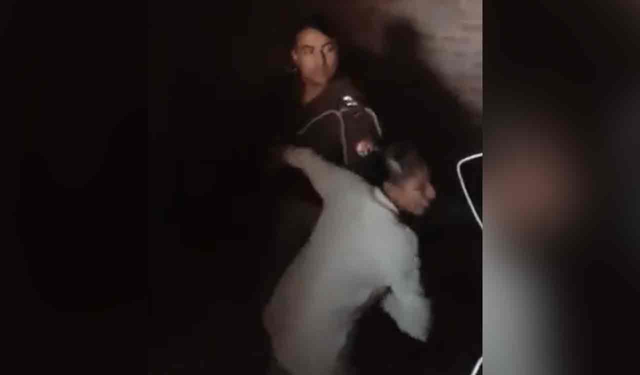 Watch: UP cop brutally thrashes woman in lock-up