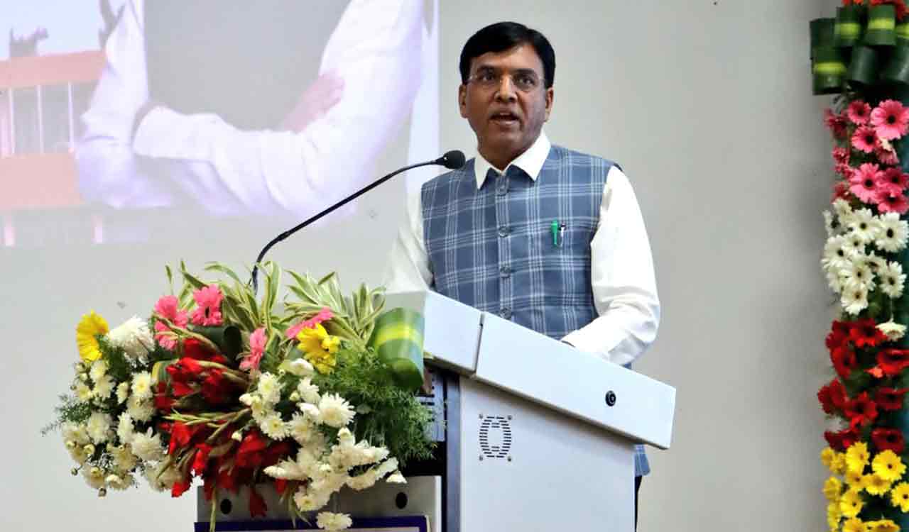 Union Minister Mandaviya unveils Rs 100 crore construction plan of NIPER in Hyderabad