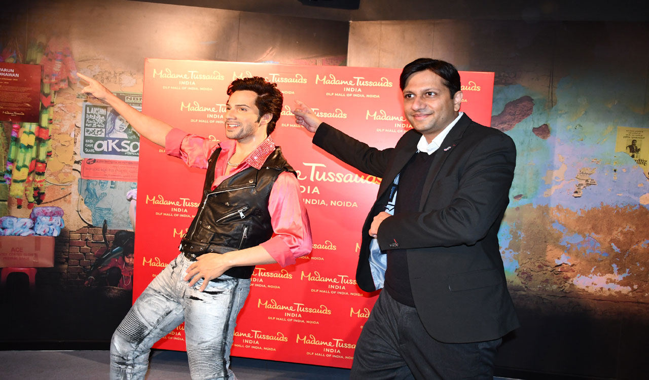 Varun Dhawan’s wax figure unveiled at Madame Tussauds India