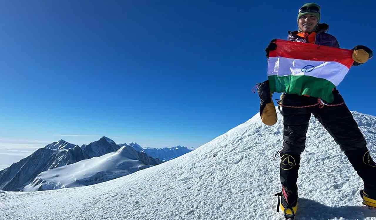Telangana woman eyes 7 summits, conquers tallest peak in Antarctica