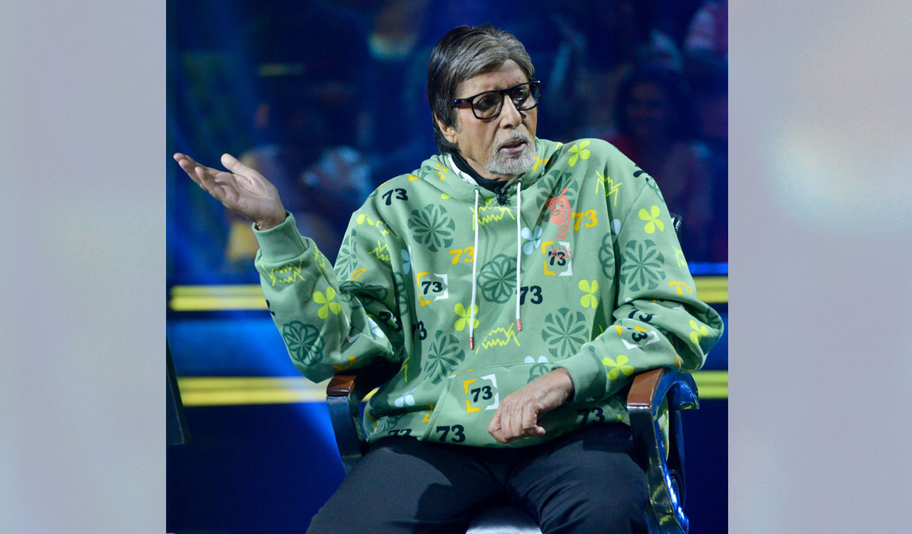 Amitabh Bachchan dons school dress for ‘KBC Juniors’ sepcial episode