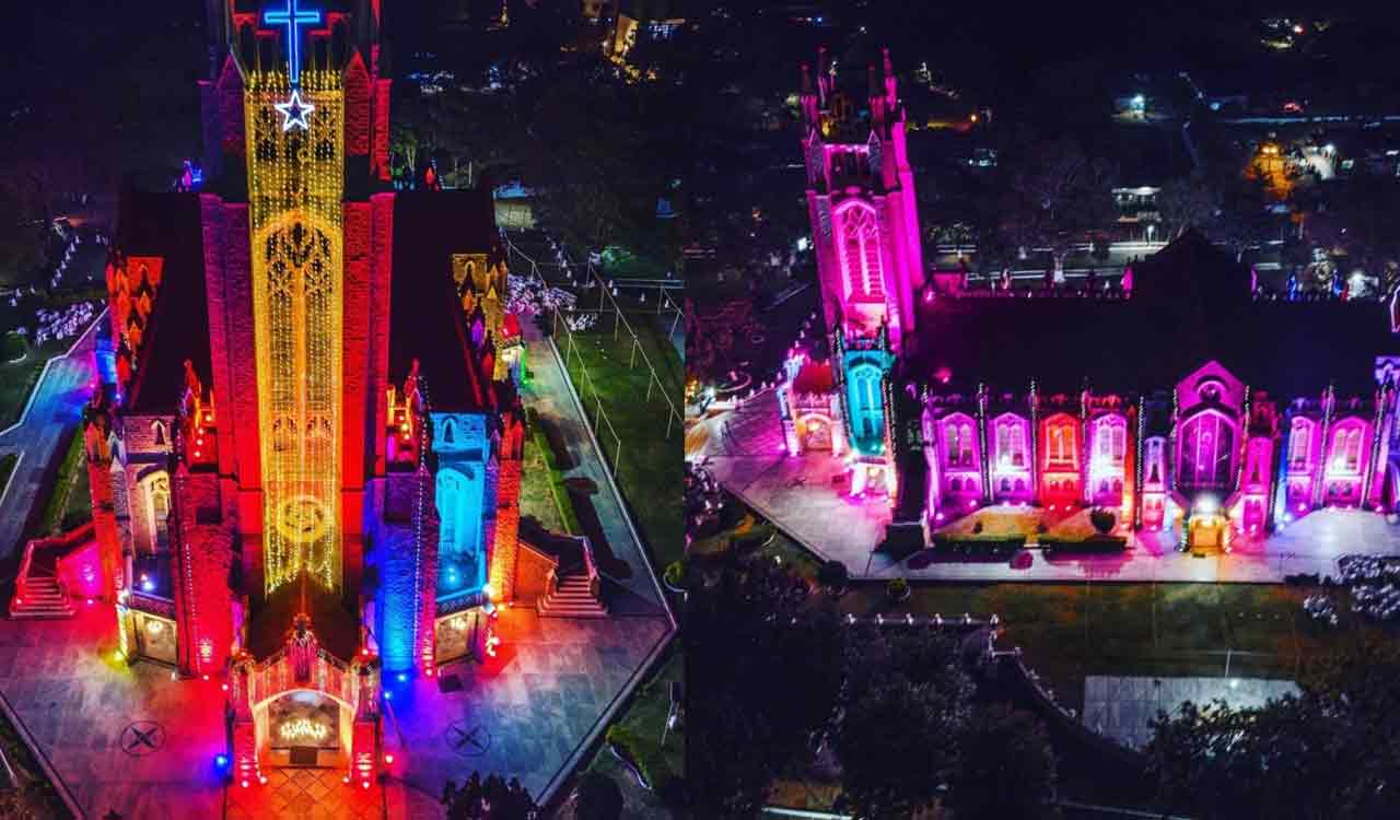 Telugu states celebrate Christmas with gaiety