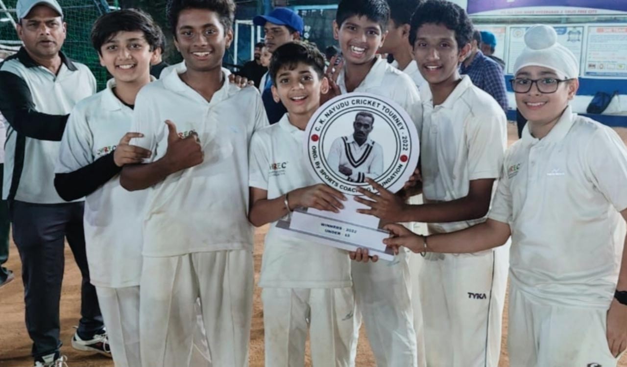 Daivik stars in Chirec win at Col CK Nayudu children’s cricket tournament