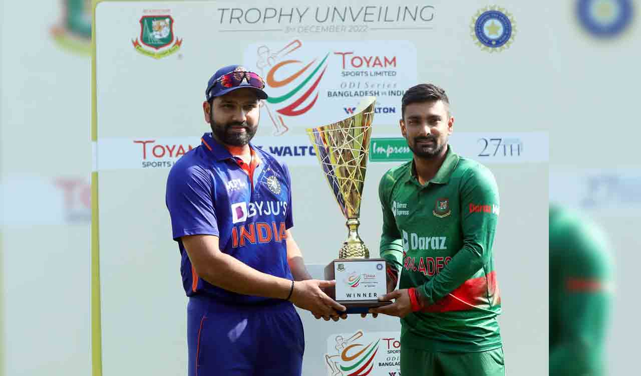Bangladesh wins toss, elects to bowl against India in first ODI