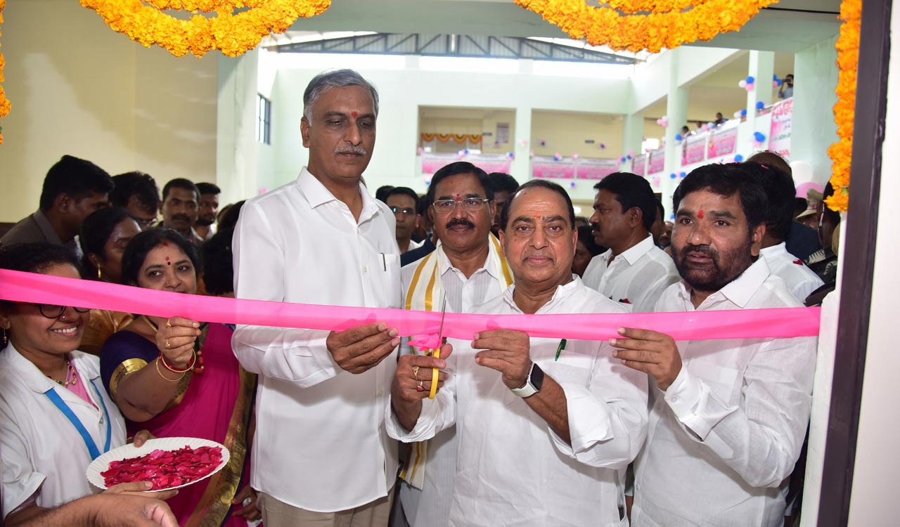 Health infra of Mancherial, Nirmal and Asifabad being improved: Harish Rao