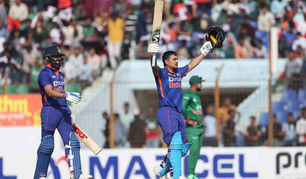 IND v BAN, 3rd ODI: Ishan Kishan double hundred, Virat Kohli century propel India to 409/8