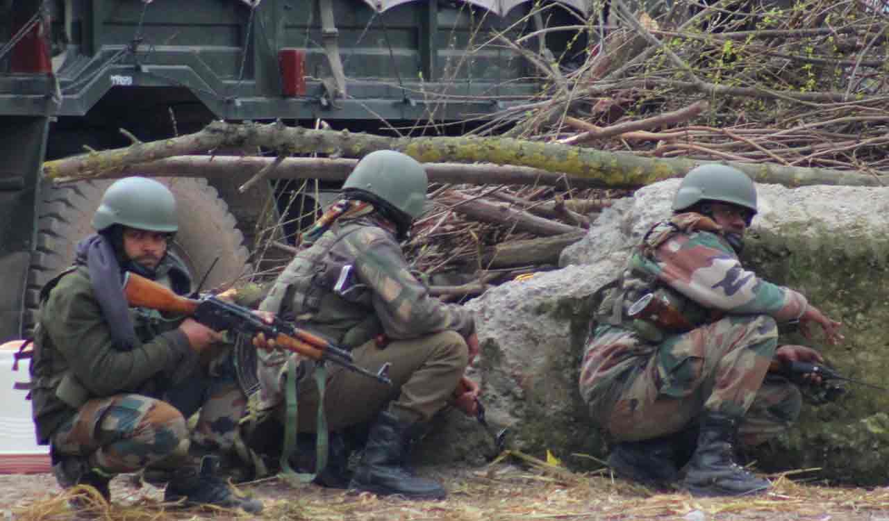 Three terrorists killed in Jammu gunfight