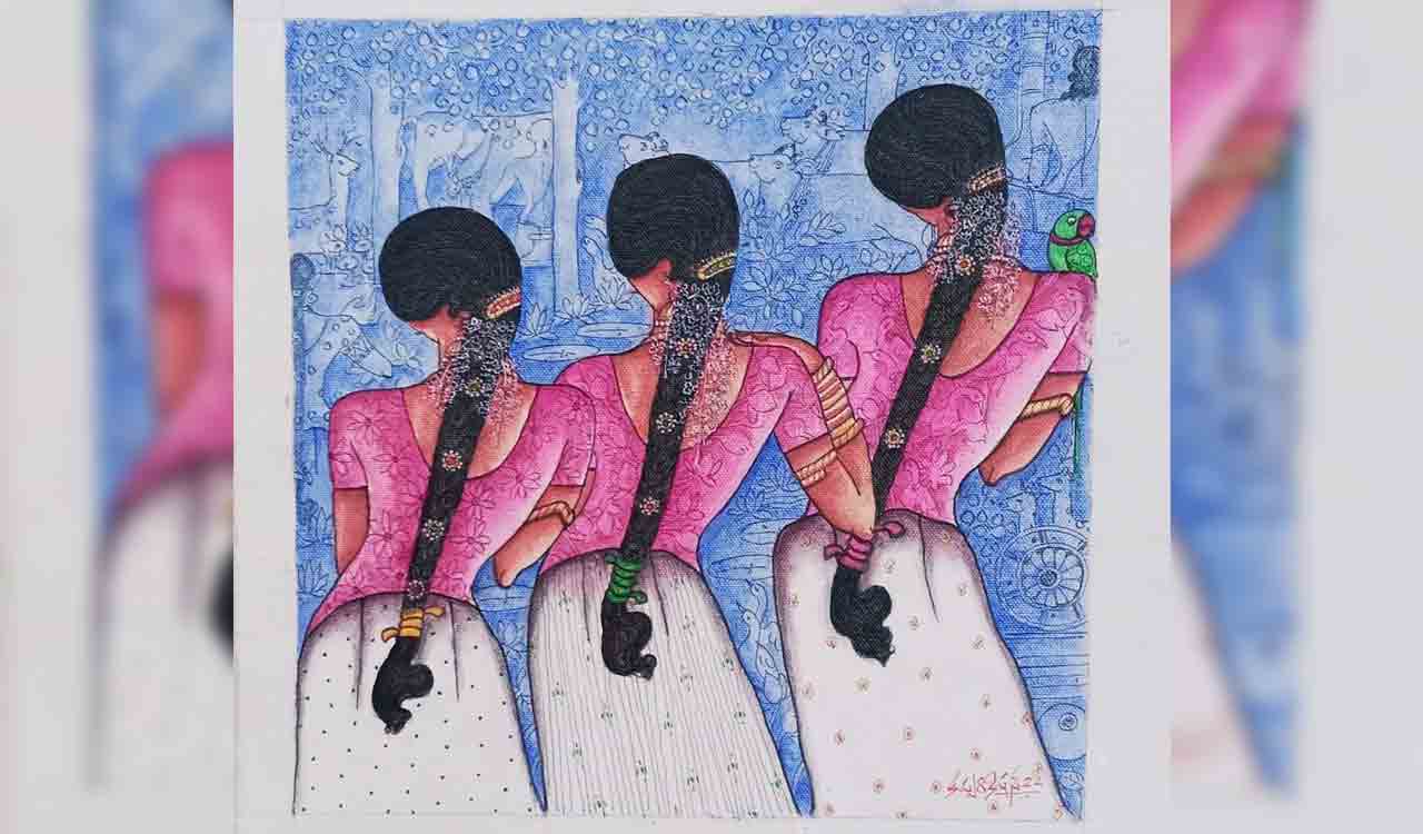 Three Hyderabad artists to exhibit their artworks in Jaipur Art Summit 2022