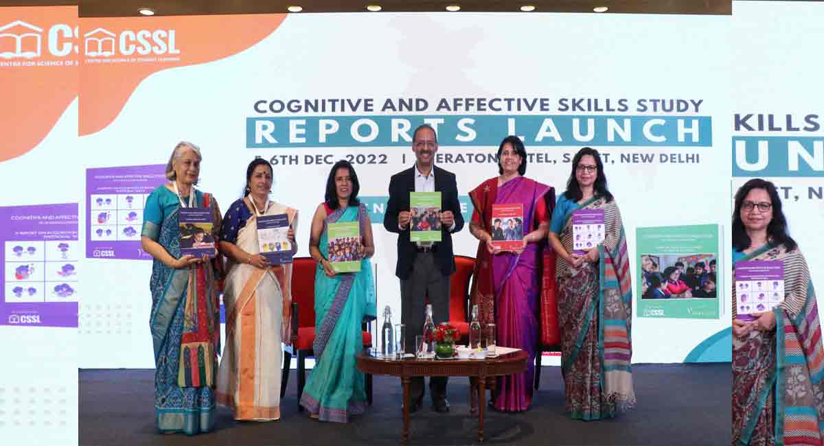 CSSL releases report on Cognitive and Affective skills study in schools across India