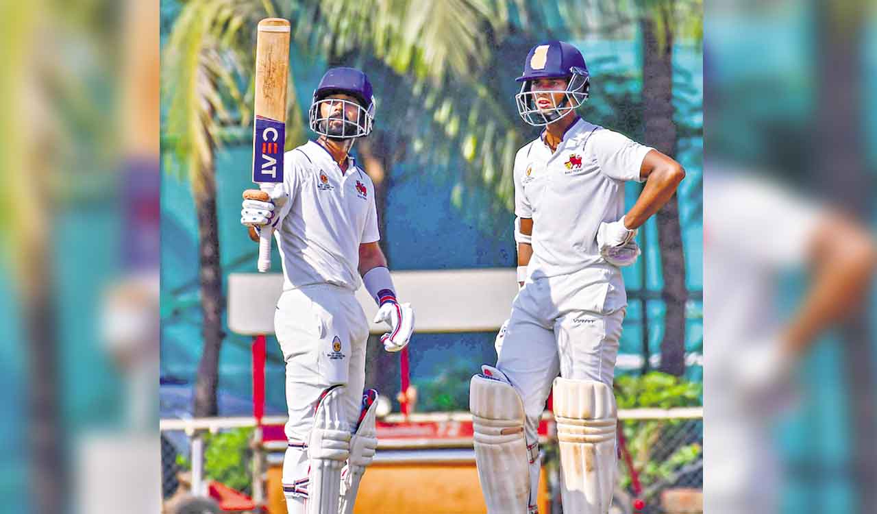 Ranji Trophy: Rahane, Yashasvi slam centuries to power Mumbai to 457/3 on Day 1