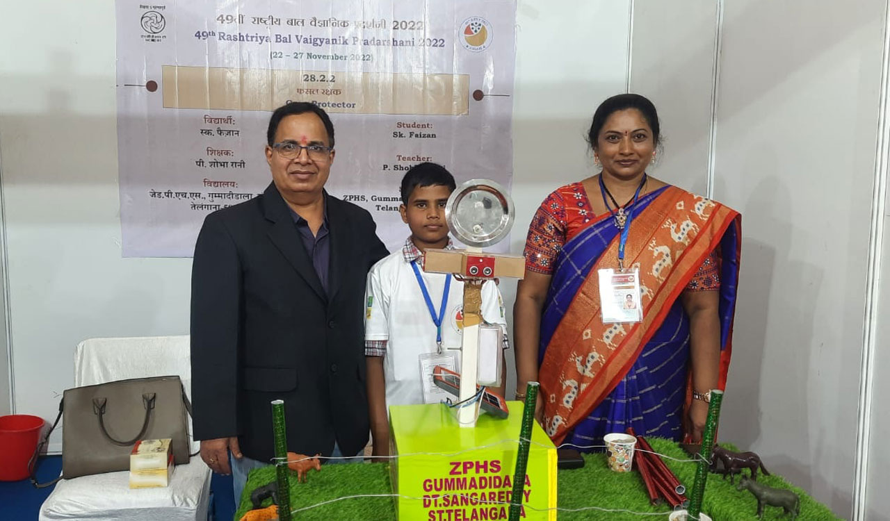 Sangareddy: Class 8 student’s innovation selected for exhibition at Science Congress