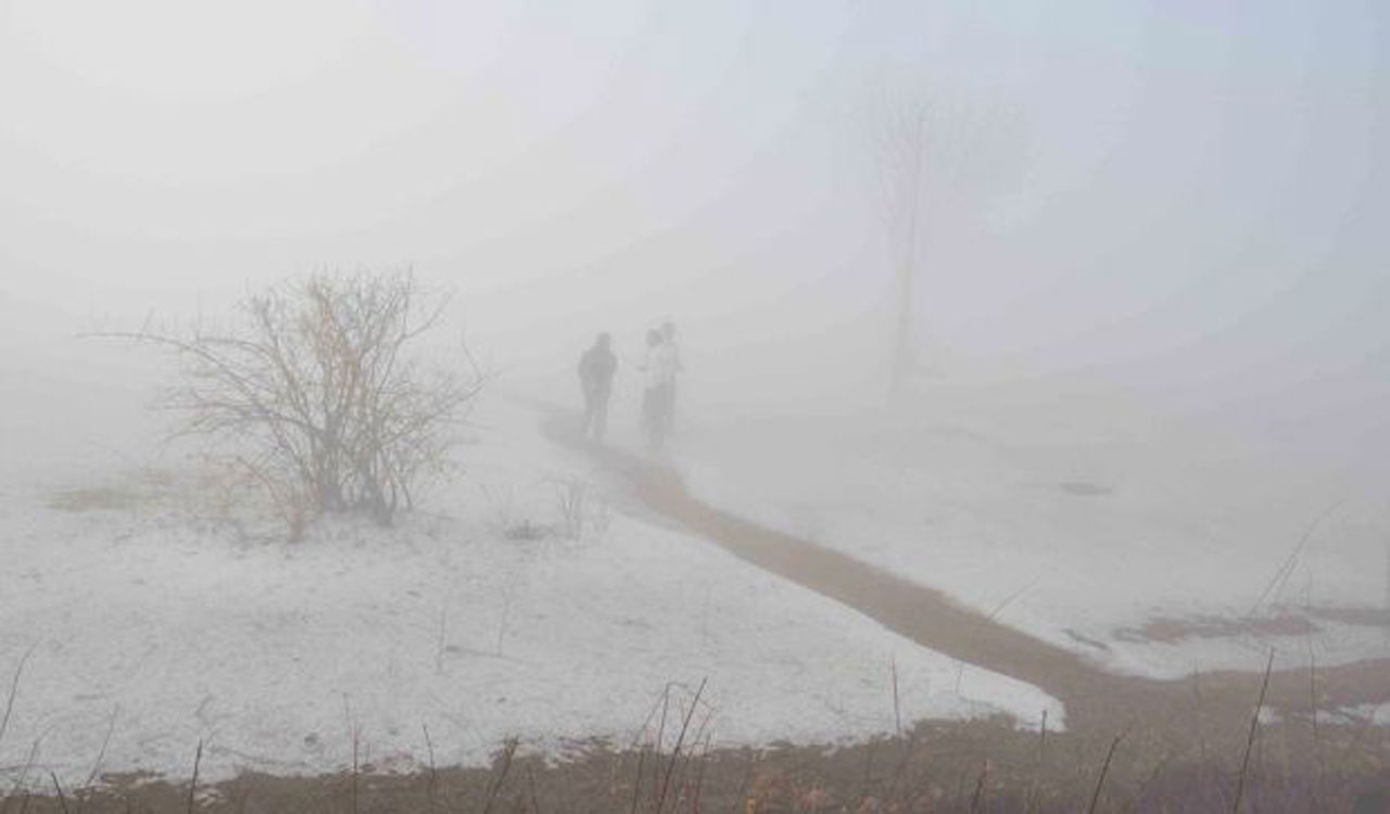 Rarest of rare: When villages in Telangana got a ‘snowy’ dressing