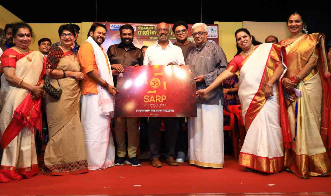 ‘My wife changed me with love’, Rajinikanth says at ‘Charukesi’ rollout