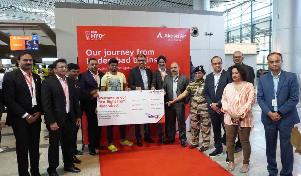 GMR Hyderabad International Airport welcomes Akasa Air