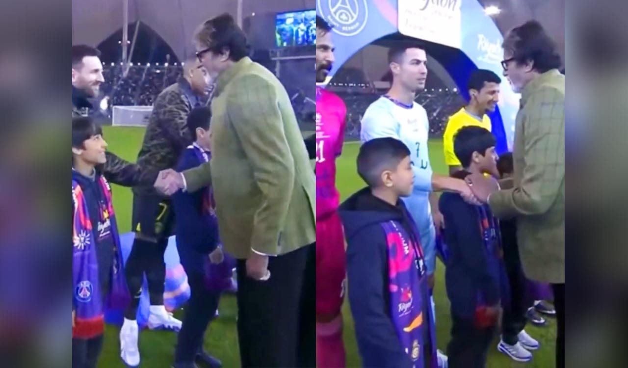 Amitabh Bachchan meets Cristiano Ronaldo, Lionel Messi in Riyadh