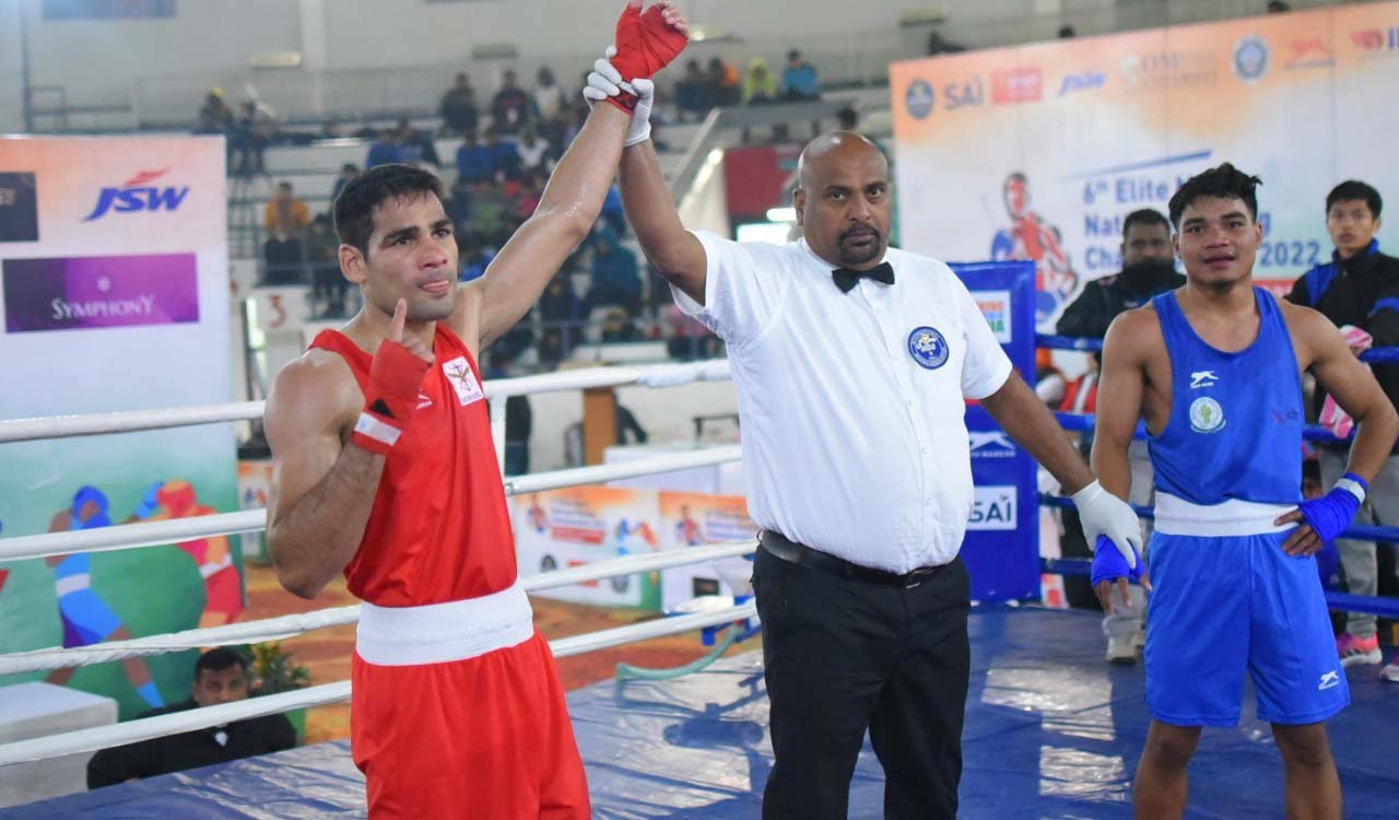 National Boxing championship: Telangana’s Hussamuddin marches into quarters