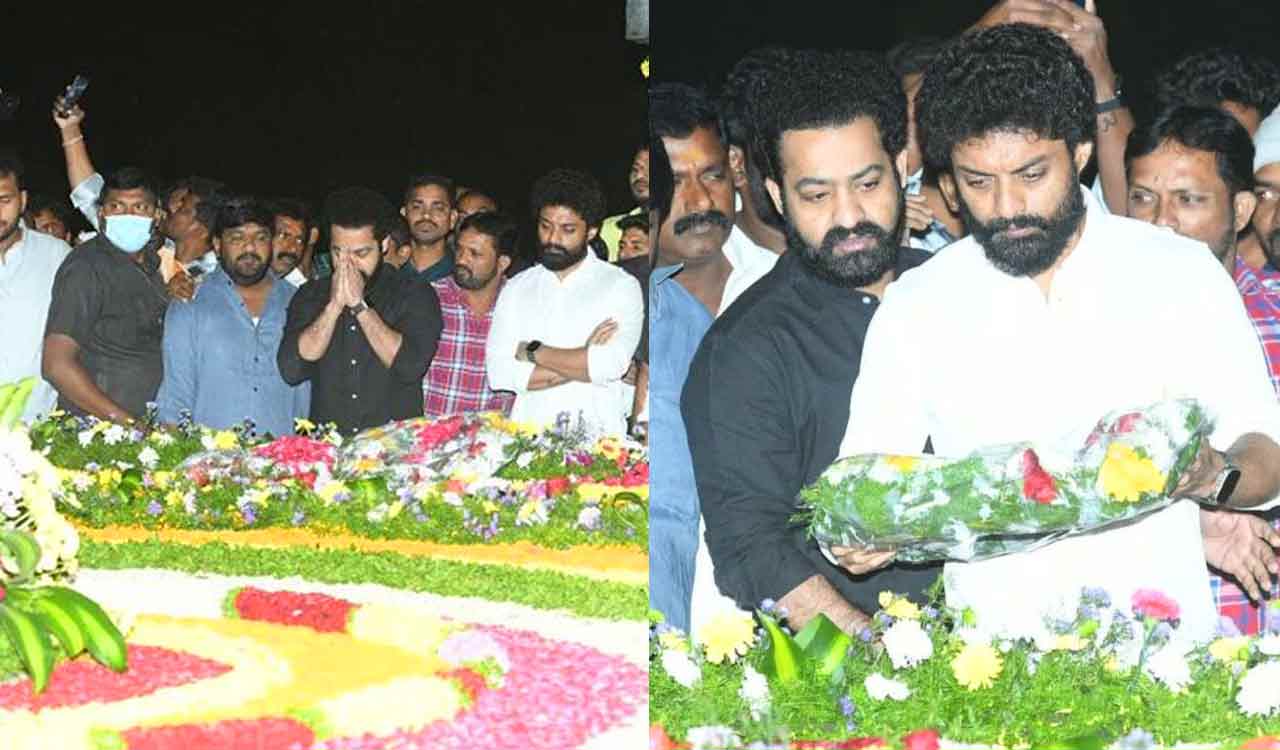 Balakrishna, Junior NTR pay tributes to NTR on death anniversary