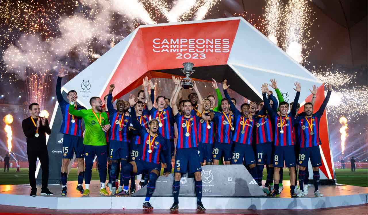 Barcelona thrash Real Madrid in final to win Spanish Super Cup