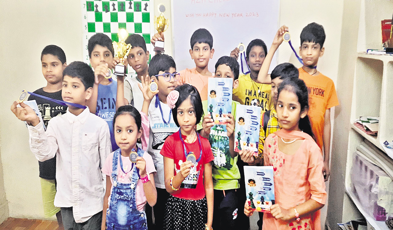 Rohit bags top honours at Children Chess Tournament