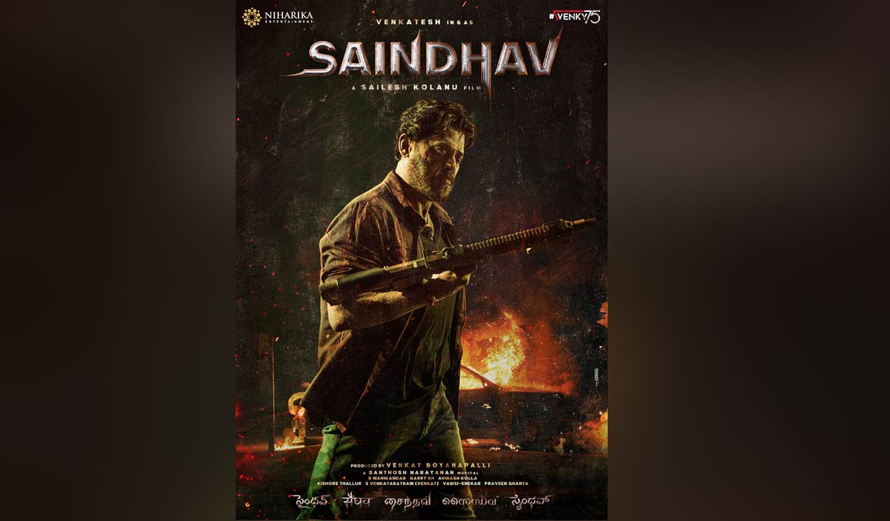 First look of Victory Venkatesh’s 75th movie ‘Saindhav’ out