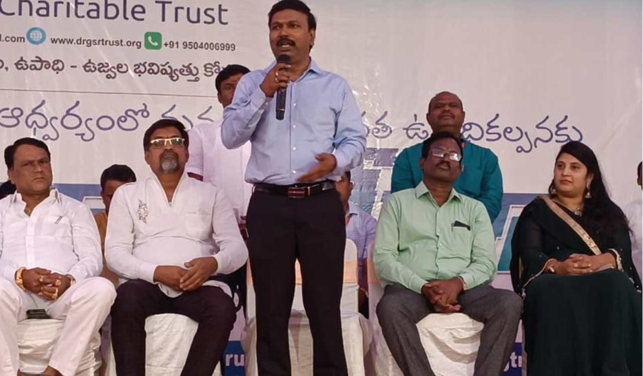 Kothagudem: 2,700 candidates bag jobs at GSR Trust’s mega job mela
