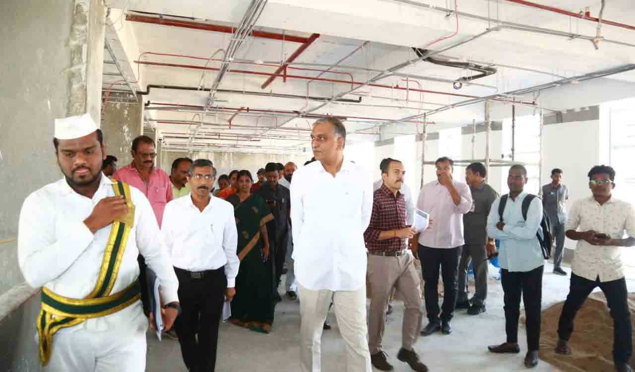 Harish disappointed over delay in IT Tower work in Siddipet