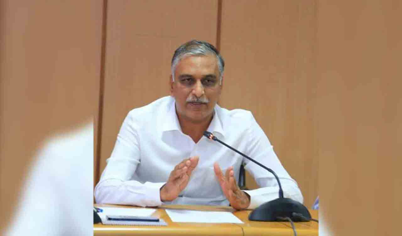 Expedite works on nine new medical colleges, Harish Rao directs officials