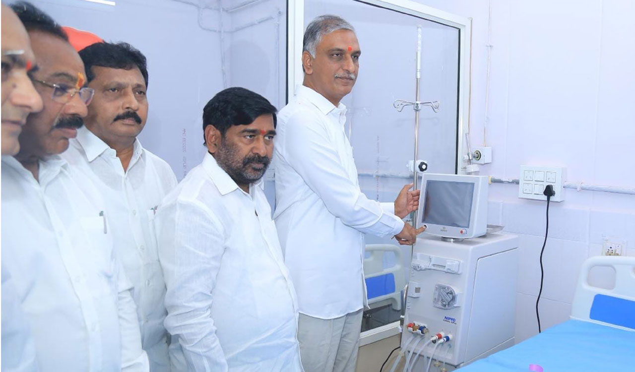 State govt working towards healthy Telangana: Harish Rao