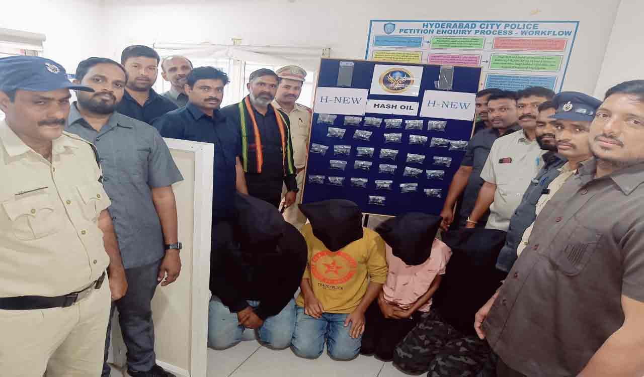 Four held for drug peddling in Hyderabad