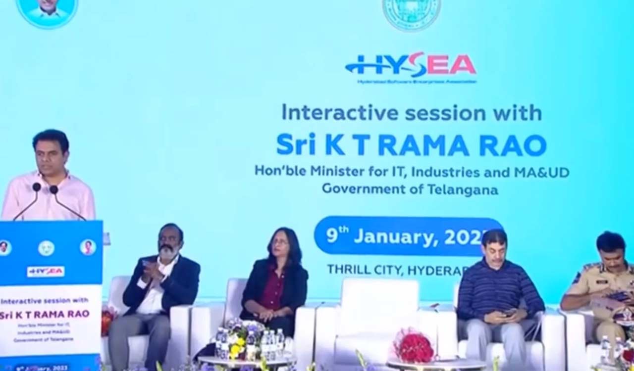 Hyderabad beat Bengaluru on IT job creation last year: KT Rama Rao