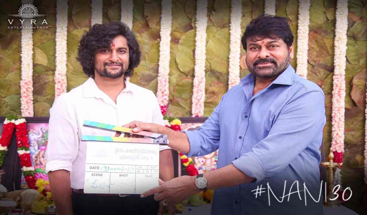 #Nani30 launched in Hyderabad; regular shoot from Wednesday