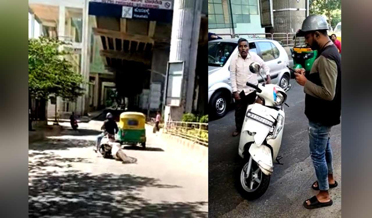 ‘If not for public I would’ve been killed’, says man dragged by 2-wheeler rider in Bengaluru