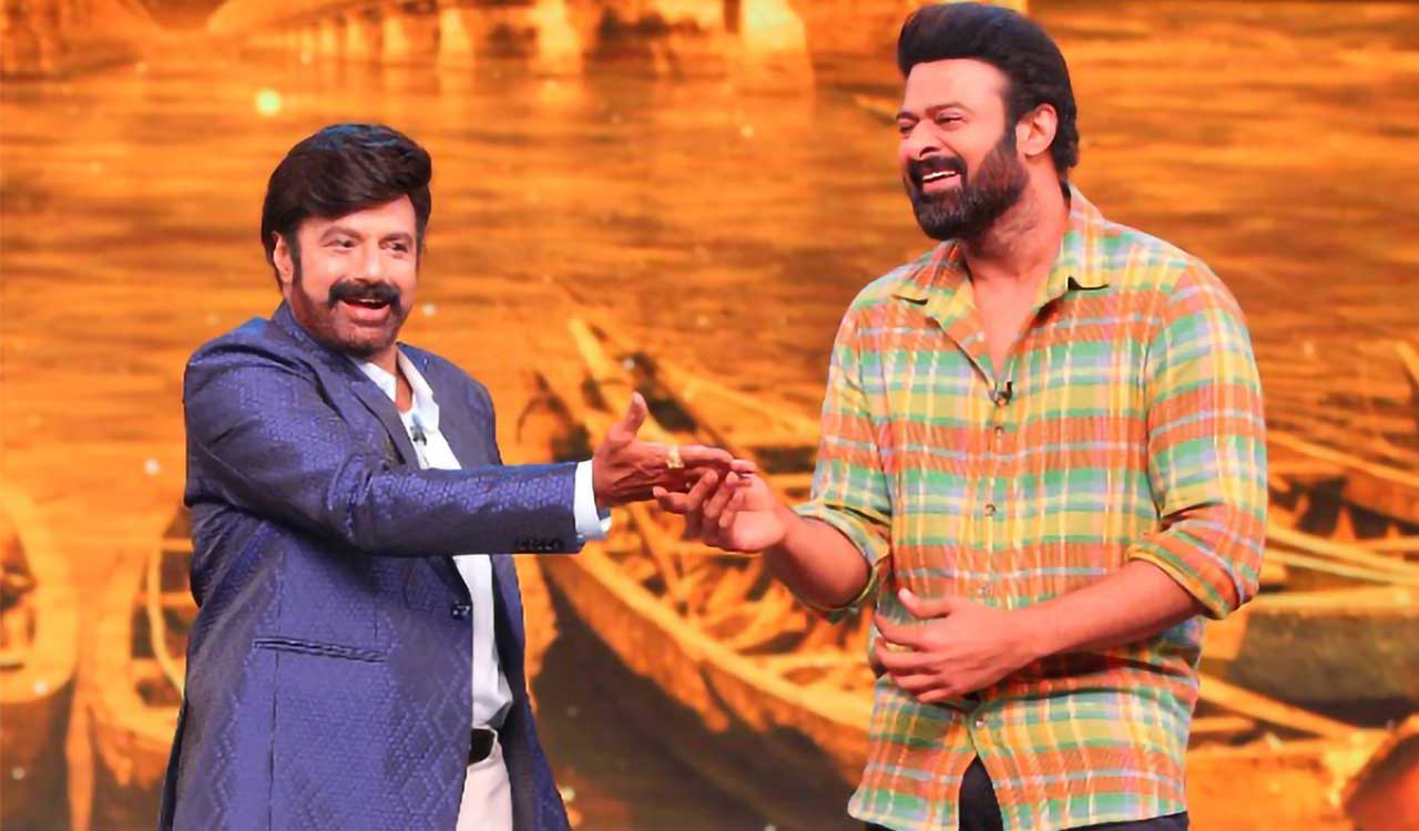 In his second conversation with NBK, Prabhas remembers Krishnam Raju