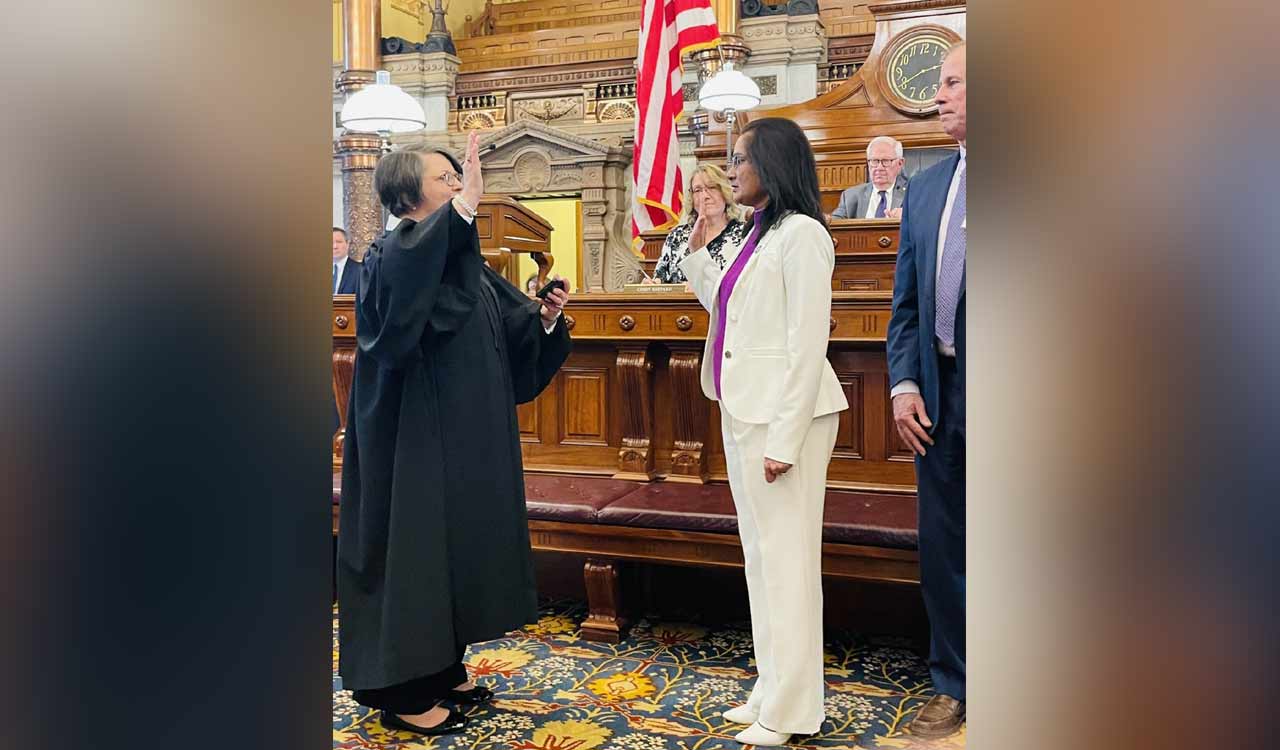 Indian-American takes oath as Kansas state Senator