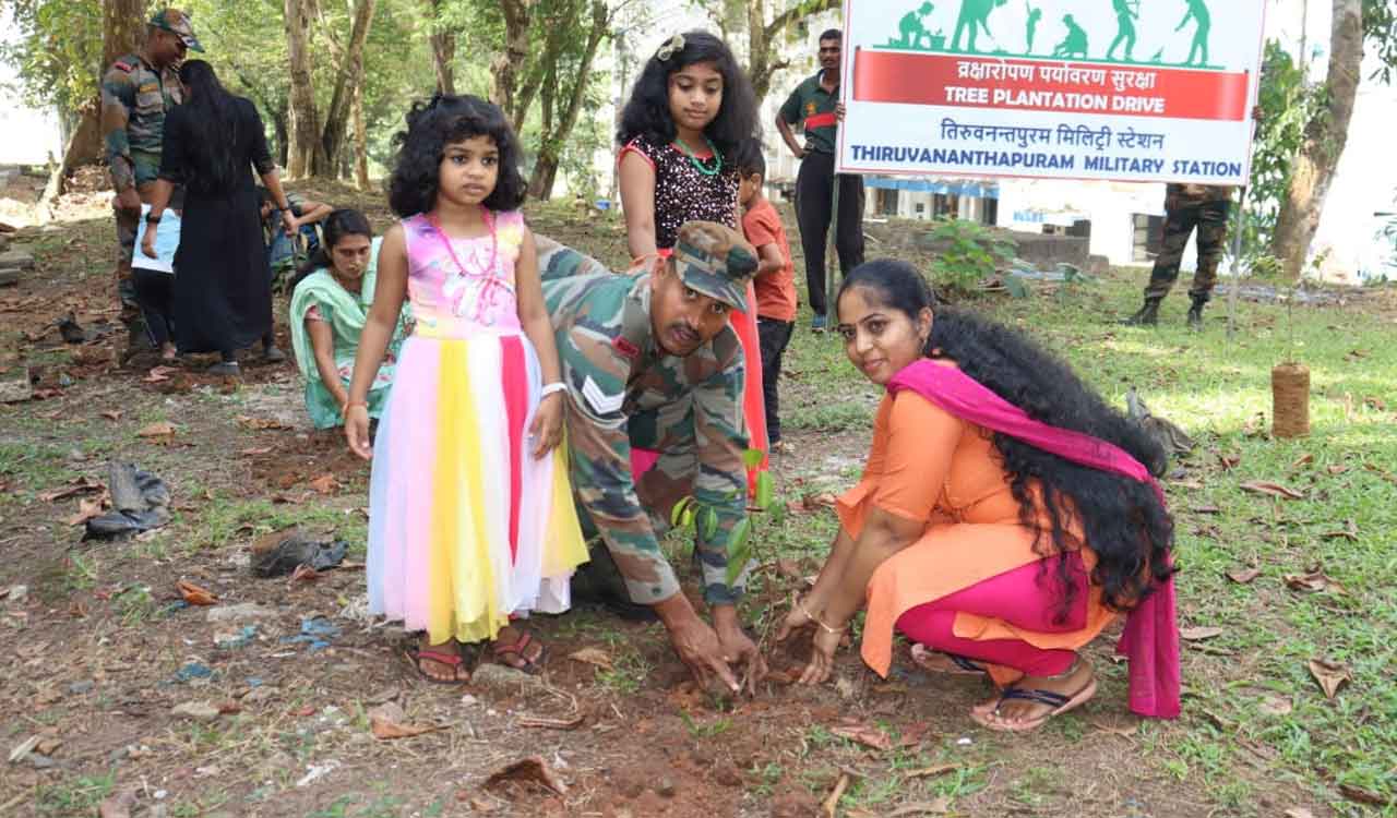 Indian Army holds massive plantation drive across 11 States