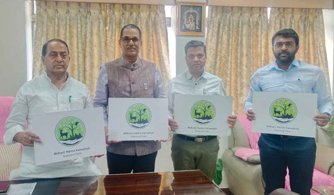 Telangana: Mahavir Harina Vanasthali National Park, Mrugavani National Park logos unveiled