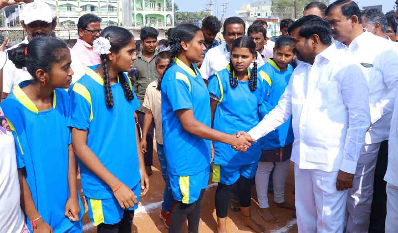 Telangana Kreeda Pranganams developed across State, says Jagadish Reddy