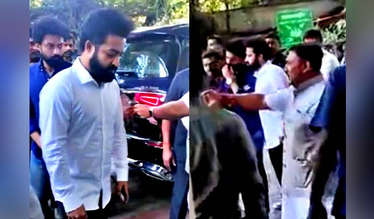 Jr NTR’s family visits critical Nandamuri Taraka Ratna in hospital