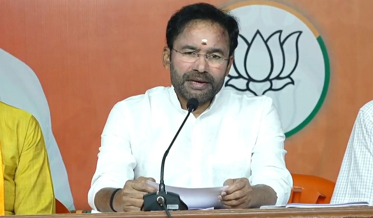 CM’s Taliban remarks need to be condemned: Kishan Reddy