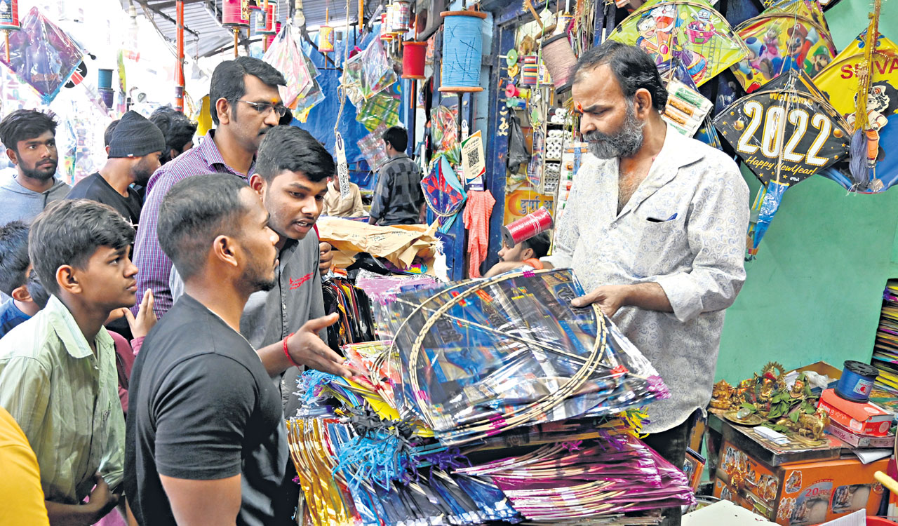 Sankranti festival: Kite business flies high in Hyderabad