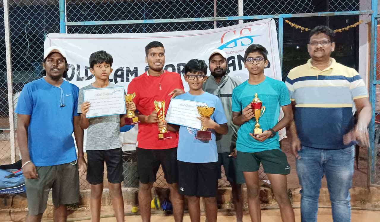 Double delight for Anvith at Goldslam Junior Tennis Tournament