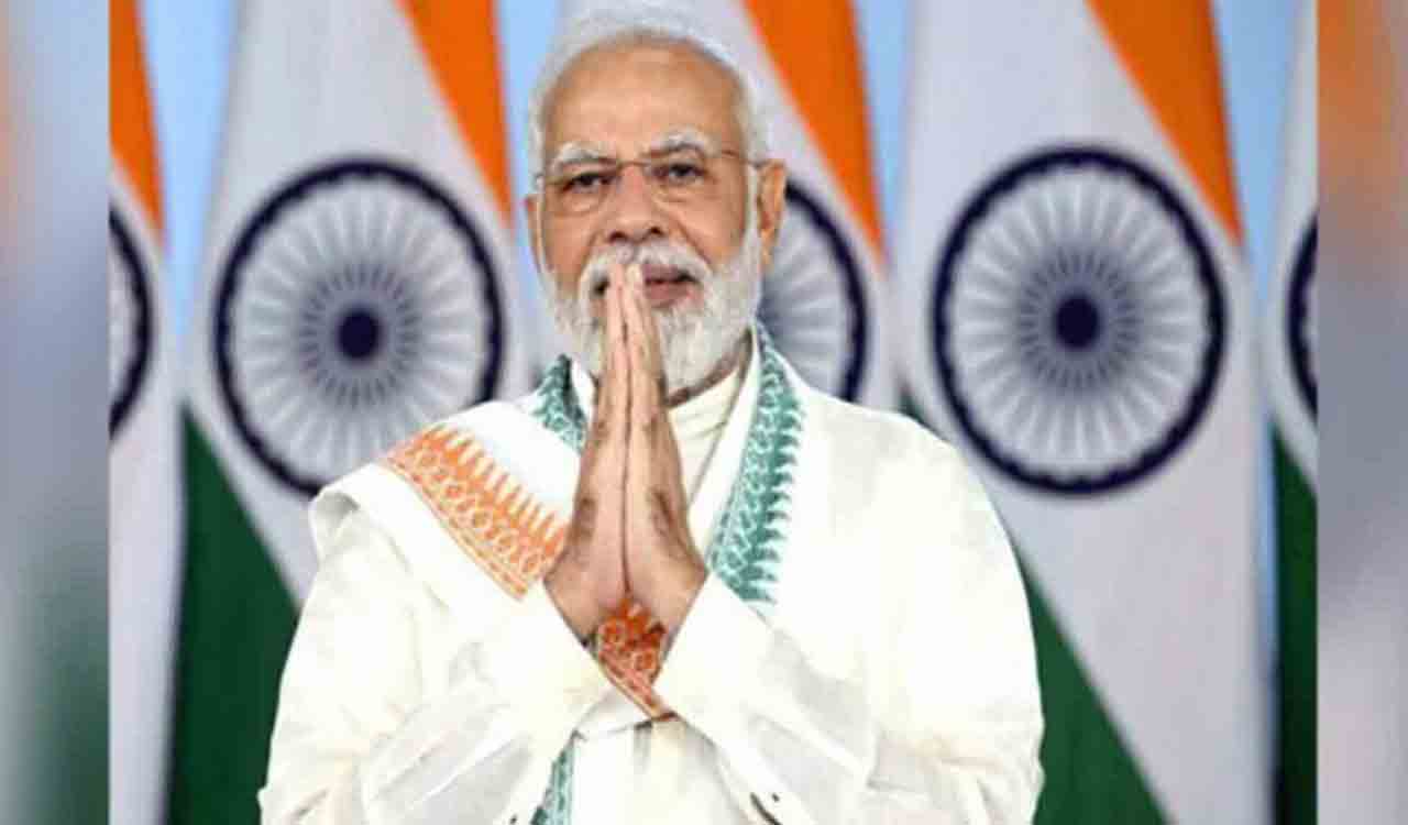 “I wish we move ahead unitedly,” PM Modi extends greetings on country’s 74th Republic Day