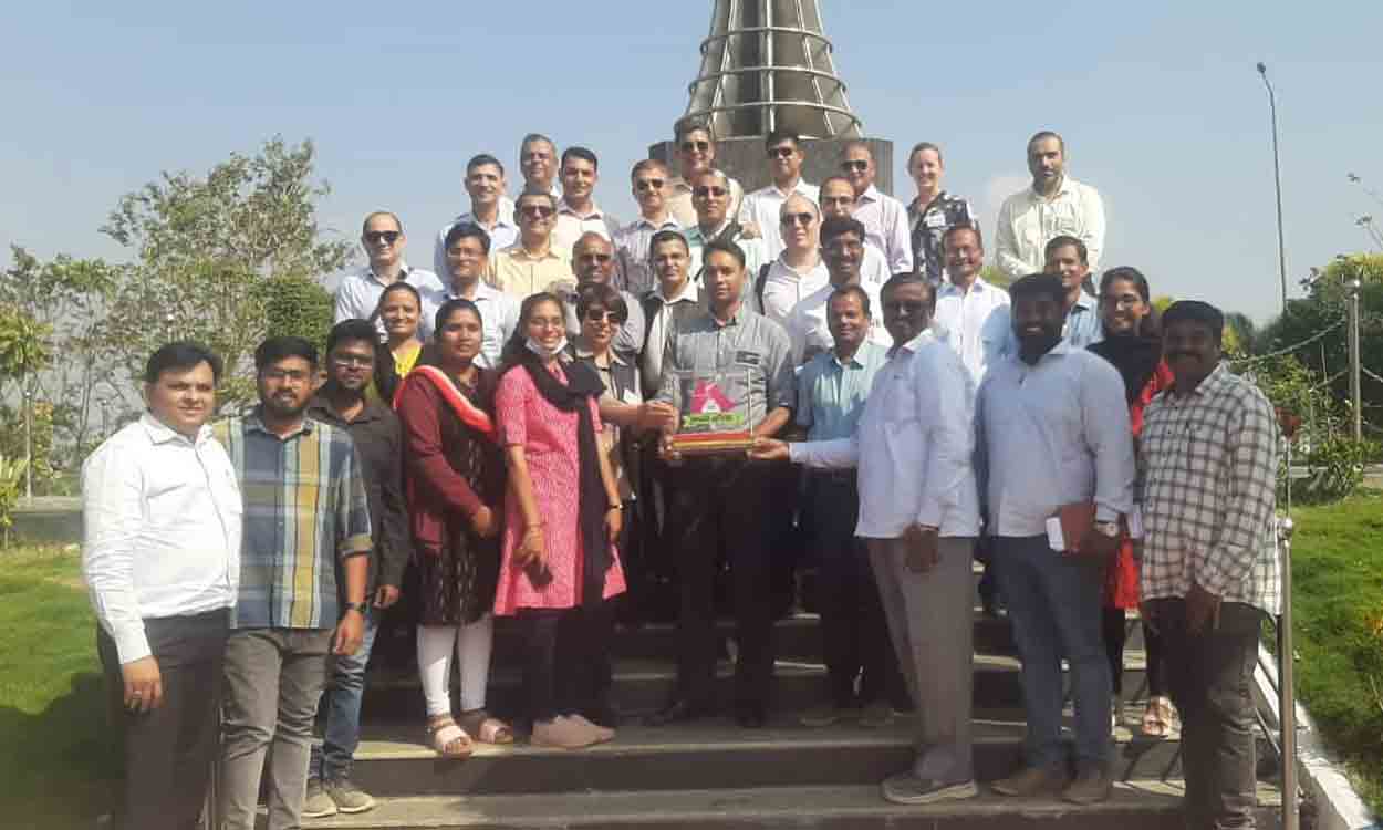 National Defence Academy team visits Gajwel 