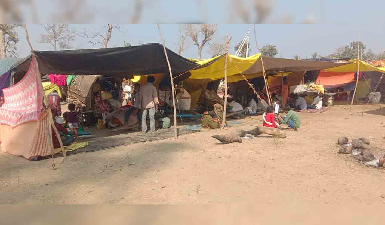 Stage set for celebrating Nagoba Jatara in Adilabad